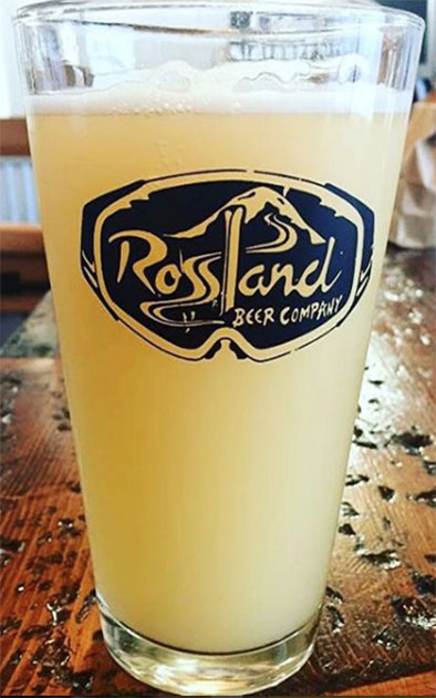 Rossland Beer Company Seasonal Experimental Beer